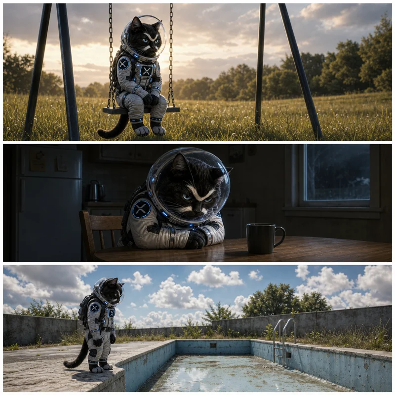 Astronaut XCAT — swing, kitchen, empty pool